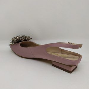 Zapato destalonado rosa Alma en Pena
