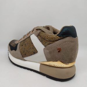 Sneakers marrones serpiente blanco y negro Gioseppo